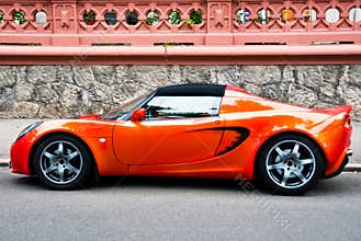 Red sports car