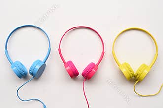 Close up of headphones