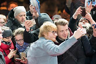 Ed Sheeran on red carpet at Berlinale 2018