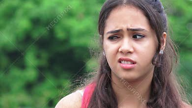 Disgusted Female Teen