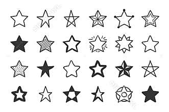Hand Drawn Stars