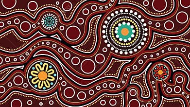 Aboriginal art background
