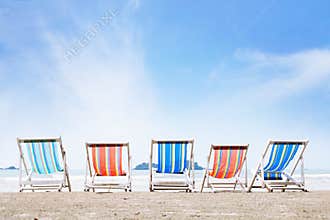 Beach summer holidays in hotel, tourism and relaxation in resort