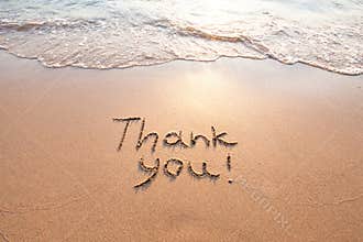 Thank you, gratitude concept