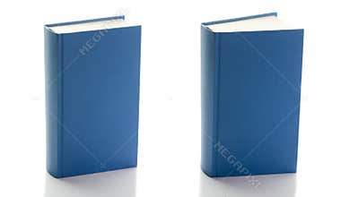 Two blue books