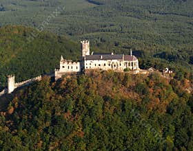 Bezdez castle - air photo