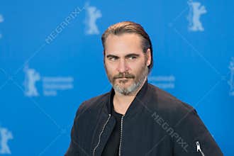 Actor Joaquin Phoenix poses during Berlinale 2018