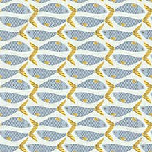 Japanese traditional retro wagara seamless pattern background fish