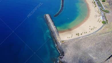 Aerial Panorama of Tenerife Island