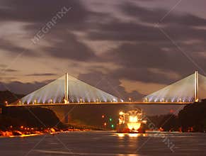 The bridge Centenario in republic Panama