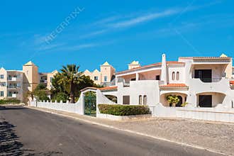 Side street at Albufeira. Algarve, Portugal