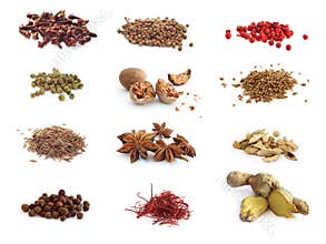 Assortment of spices