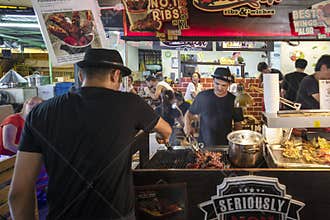 Penang food court and street