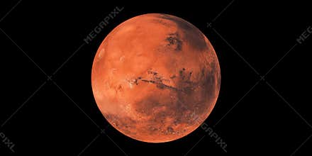 Planet Mars red planet sphere
