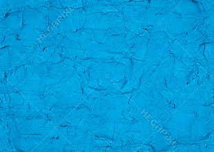 Neon Light Cracked Blue Tosca Water Rusty Distorted Decay Old Abstract Canvas Painting Texture Pattern Winter Background Wallpaper