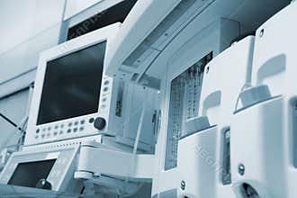 Medical air device station