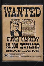 Cassidy wanted poster