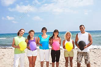 People holding balloons