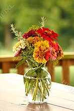 Zinnia Flower Bouquet