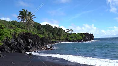 Beach Scene in Maui Hawaii