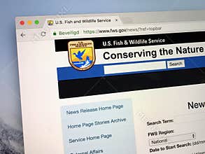 Homepage of The U.S. Fish and Wildlife Service