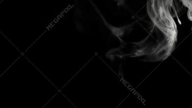 Mystical smoke, appearance of ghost or specter