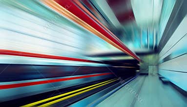 Train on speed