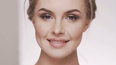 Cosmetology concept video at studio background