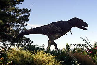 Dinosaur in the Garden