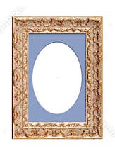 Antiqued picture frame