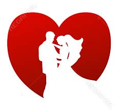 Wedding vector symbol