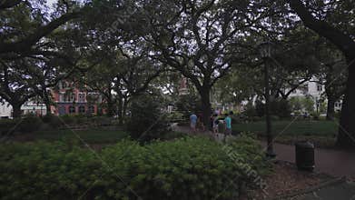 Downtown of Savannah, Georgia, USA