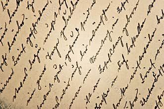 Handwritten calligraphic text Digital paper background