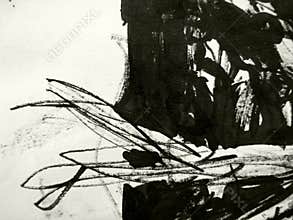 Black ink texture
