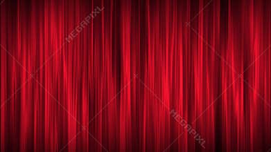 Abstract Animated Red Background