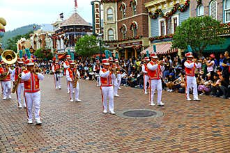 Disneyland hong kong marching band