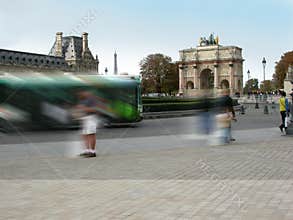 Paris street activity