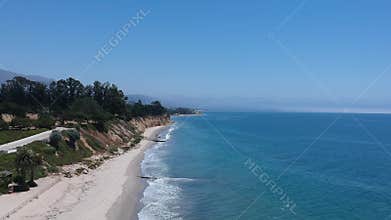East Beach Santa Barbara Flyby