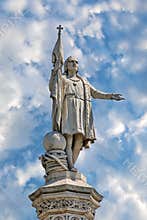 Christopher Columbus in Madrid, spain