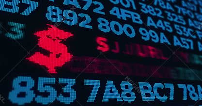 Security breach, computer and data protection concept animation