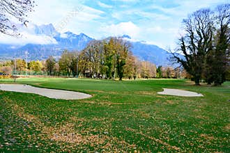 Golf course Bad Ragatz, Switzerland