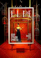 Elle hong kong 30th anniversary display at madame tussauds in hong kong