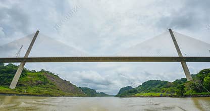 Centennial Bridge, Puente Centenario, crossing the Panama Canal.