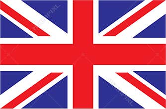 UK. Union Jack. Flag of United Kingdom. Official colors. Correct proportion.