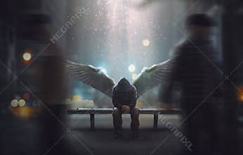 Angel left ignored