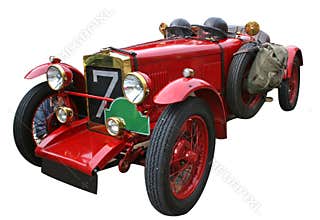 Red oldtimer