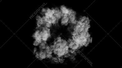 4k Smoke Explosion Fx Background Animation
