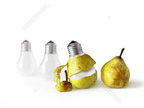 Peeled Light Bulb