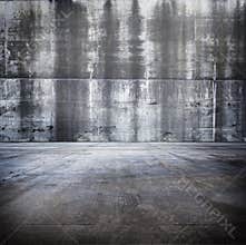 Huge Grungy Concrete Room