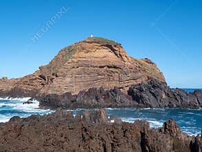 Mole islet in Porto Moniz in Madeira